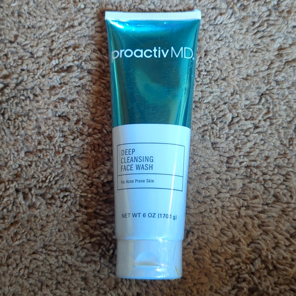 Proactive deep cleansing face wash